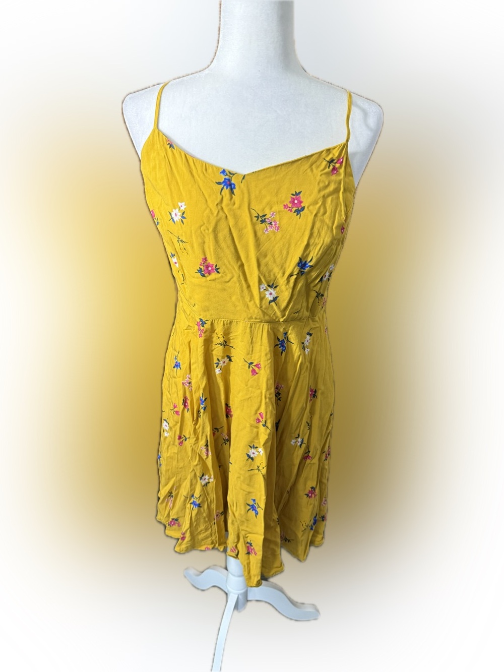 Yellow Floral Old Navy Dress